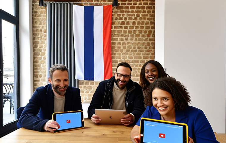 Empowering Literacy Trainers with AI**
*Prompt:* "A diverse group of literacy trainers, some experienced, some volunteers, looking enthusiastically at a tablet displaying an AI-powered learning platform. The setting is a bright, modern co-working space in Paris. Focus on collaboration and the promise of time-saving tools. French flag subtly in the background."
**