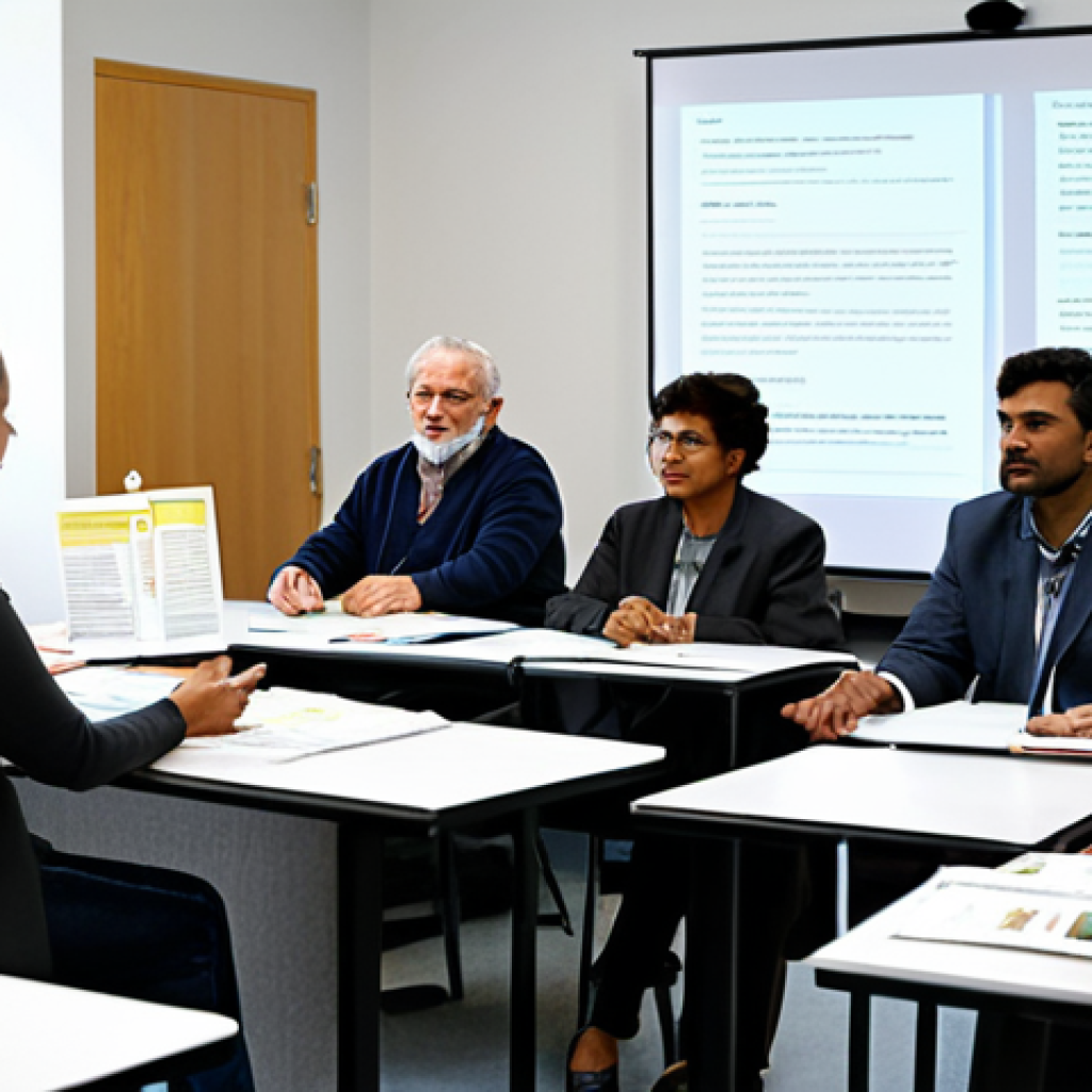 문해교육사 관련 교육기관 비교 - Evaluating an Literacy Organization**

"A brightly lit information session in a modern training cent...