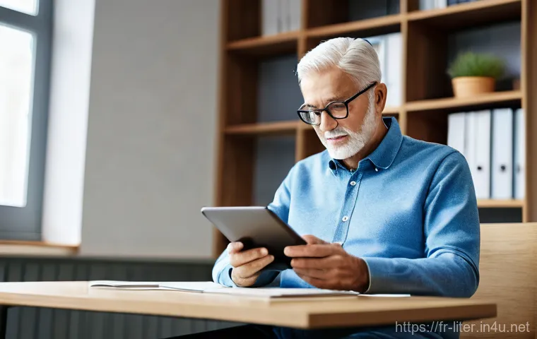 문해교육사와 직업적 성장 노하우 - **Prompt:** A warm and supportive scene inside a modern adult literacy classroom. A female trainer, ...