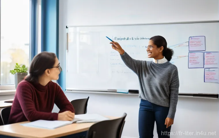 문해교육사와 학습 계획 수립법 - Image Prompt 1: Visual Learning for Adult Literacy**