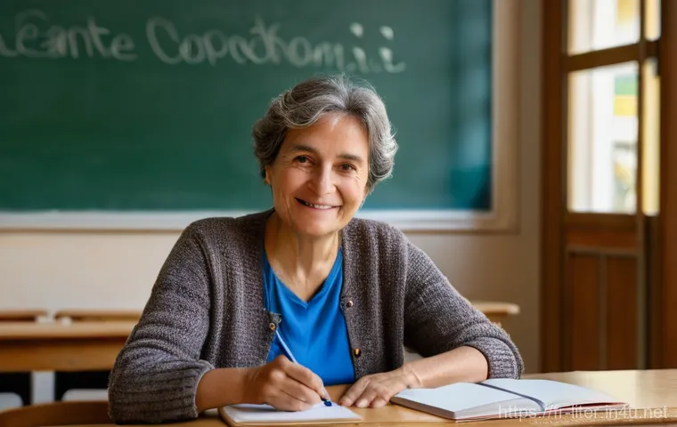 문해교육사와 커뮤니티 봉사 사례 - **Image Prompt: Bridging the Literacy Gap in a French Community Center**
    A warmly lit, realistic...