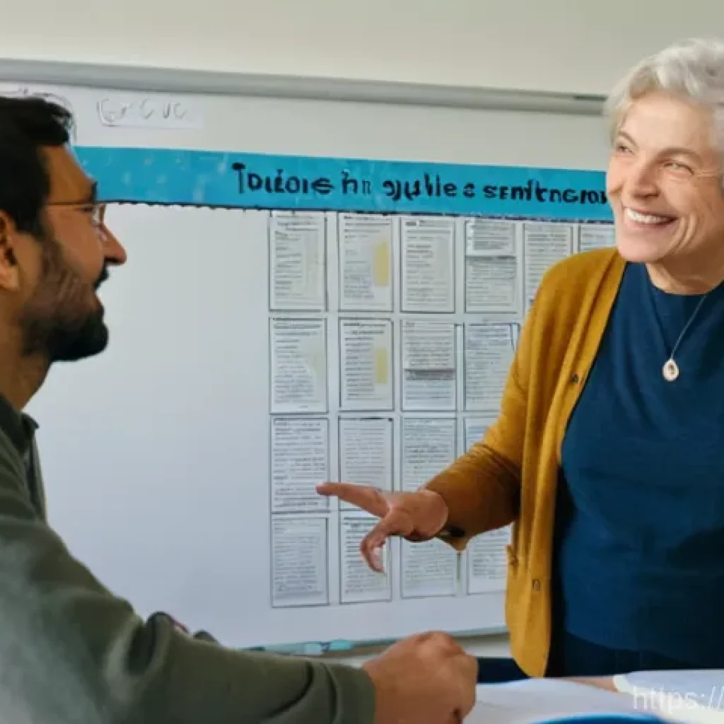 문해교육사와 다양한 학습자 사례 - **A Supportive French Literacy Classroom:**
    A warm and inviting classroom scene in a French comm...
