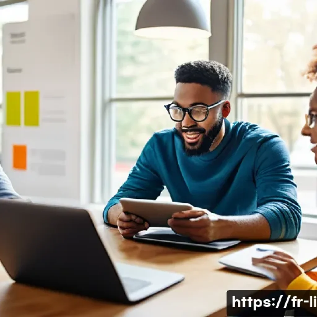 문해교육사와 자기 성장 경험 - **Prompt:** A diverse group of adults, ranging from young professionals to seniors, gathered in a br...